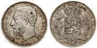 5 franków 1867, Bruksela, srebro, 24.88 g, patyn