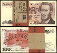 zestaw: 100 x 100 złotych 1.12.1988, serie TM, k