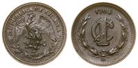 1 centavo 1904 M, Mexico City, miedź, KM 394.1