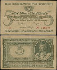 5 marek polskich 17.05.1919, seria IQ, numeracja
