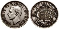 1 korona 1937, Londyn, srebro próby 500, 28.29 g