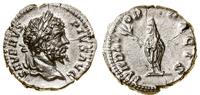 denar 202–210, Rzym, Aw: Głowa cesarza w wieńcu 