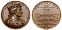 medal z serii władcy Francji – Ludwik II Jąkała 