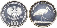 100 złotych 1982, Warszawa, Ochrona Środowiska –