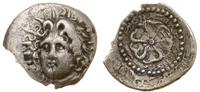 drachma ok. 88/42 pne–14 ne, Aw: Głowa Heliosa l