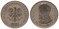 100 złotych 1977, PRÓBA - NIKIEL Henryk Sienkiew