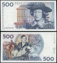 500 koron 1985, numeracja 5160709160, przegięte 