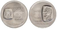 10 boliwarów 1973, srebro ''900''  30.00 g