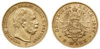 5 marek 1877 C, Frankfurt, złoto 1.98 g, AKS 113