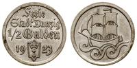 1/2 guldena 1923, Utrecht, Koga, moneta z blaski