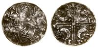 denar, Lund, Aw: Chrystus siedzący na tronie na 