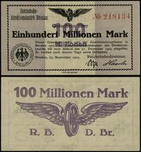 Śląsk, 100 milionów marek, 27.09.1923