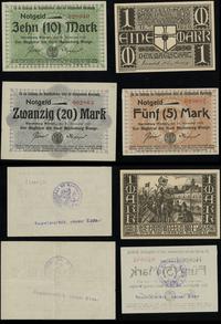 zestaw 4 banknotów 1918–1920, w zestawie: 5, 10 