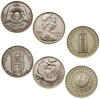 zestaw 3 monet, w zestawie: 4 szylingi 1966 Gamb