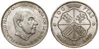 100 peset 1966, Madryt, srebro próby 800 18.97 g