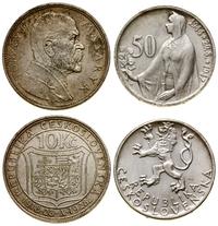 lot 2 monet, 10 koron, 1928 (Tomas G. Masaryk – 