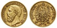 10 marek 1873 G, Karlsruhe, złoto, 3.92 g, AKS 1