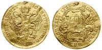 dukat 1768, Hamburg, złoto, 3.43 g, lekko przeta