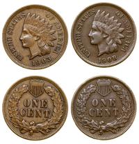 lot 2 x 1 cent 1903, 1908, Filadelfia, typ India
