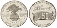 1 dolar 1991, San Francisco, 50. rocznica USO, s