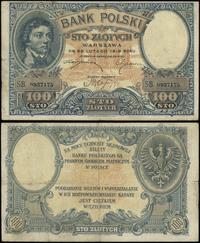 100 złotych 28.02.1919, seria B, numeracja 89371