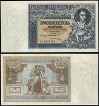 20 złotych 20.06.1931, seria AN, numeracja 62532