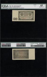2 złote 1.07.1948, seria CF, numeracja 9416072, 