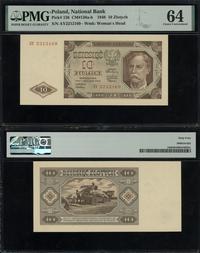 10 złotych 1.07.1948, seria AY, numeracja 221216