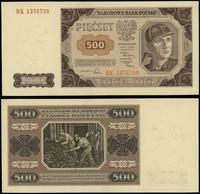 500 złotych 1.07.1948, seria BK, numeracja 13787