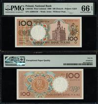 100 złotych 1.03.1990, seria A, numeracja 290415