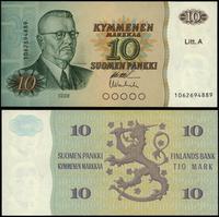 Finlandia, 10 markkaa, 1980