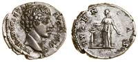 denar 140–144, Rzym, Aw: Głowa cezara bez wieńca