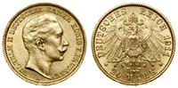 20 marek 1911 A, Berlin, złoto, 7.96 g, bardzo ł