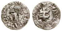 denar 1387–1395, Aw: Podwójny krzyż, + MONETA MA