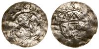 denar 1045–1055, Aw: Krzyż, niżej litera A, po b