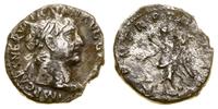 denar 101–102, Rzym, Aw: Głowa cesarza w wieńcu 