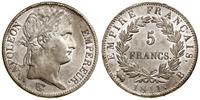 5 franków 1811 B, Rouen, srebro próby 900, 24.99