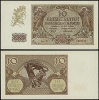 10 złotych 1.03.1940, seria N, numeracja 0386635