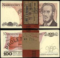 zestaw 99 banknotów o nominale 100 złotych 1.06.
