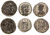 lot 3 monet, follis Konstantyna Wielkiego, brąz 