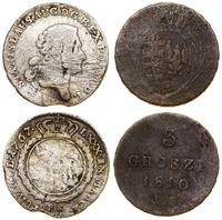 zestaw 5 monet, w zestawie: złotówka 1767 FS War