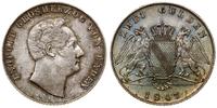 2 guldeny 1847, Karlsruhe, patyna, AKS 91, Daven