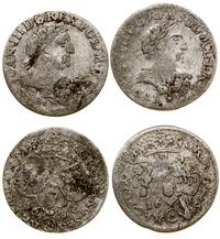 zestaw: 2 x szóstak 1681, 1682, Kraków, 2 x popi