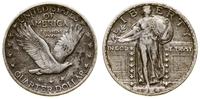 25 centów 1924, Filadelfia, typ Liberty, przetar