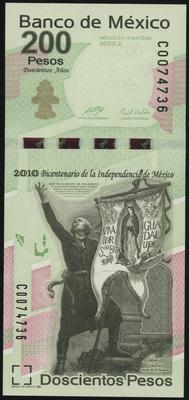 200 pesos 15.09.2008, 200. rocznica niepodległoś