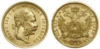dukat 1875, Wiedeń, złoto, 3.49 g, pięknie zacho