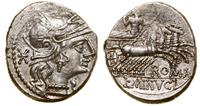 denar 133 pne, Rzym, Aw: Głowa Romy w hełmie w p