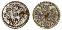 denar 1583, Gdańsk, miejscowy, rdzawy nalot, bar