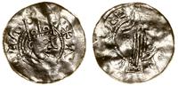 denar 1002–1024, Aw: Głowa króla w prawo, w koro