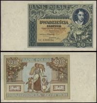 20 złotych 20.06.1931, seria DT, numeracja 62005